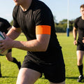 Rugby captains armband in various colours made from nylon elastic