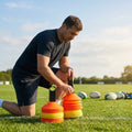 Rugby Training Marker Cones in multiple colours with cone stand