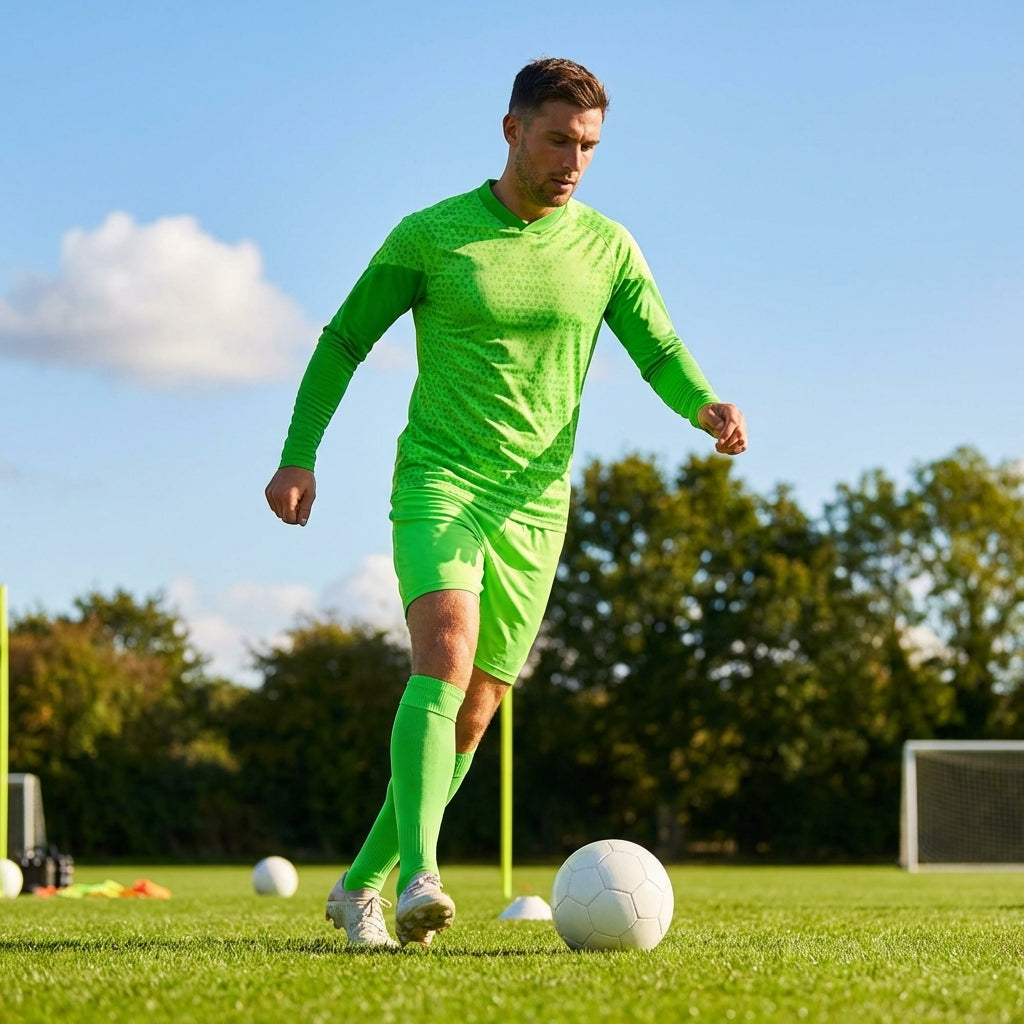 Men’s Long Sleeve Football Shirt featuring geometric design