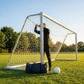 Replacement football goal nets for Alu110 goals, various sizes in white