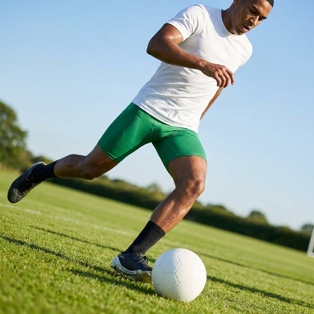 Men's base layer shorts in various colours, ideal for sportswear