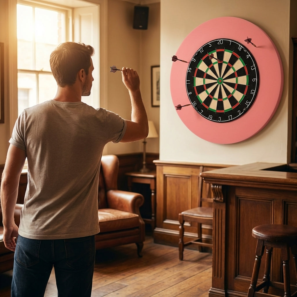 Dartboard surround made of EVA foam available in multiple colours