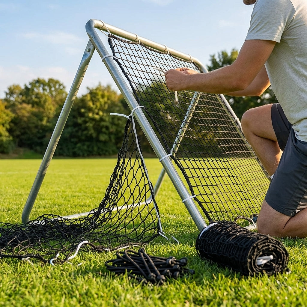 Replacement Tennis Net with Ties for Training