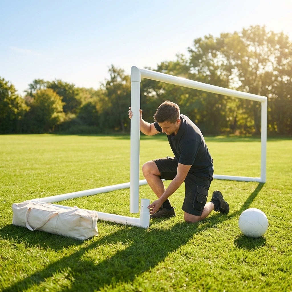 Replacement corners and connectors for football goals