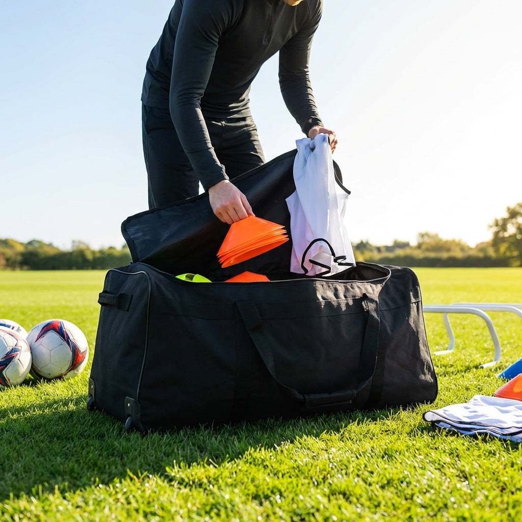 Multi-sports kit bags in various sizes and styles