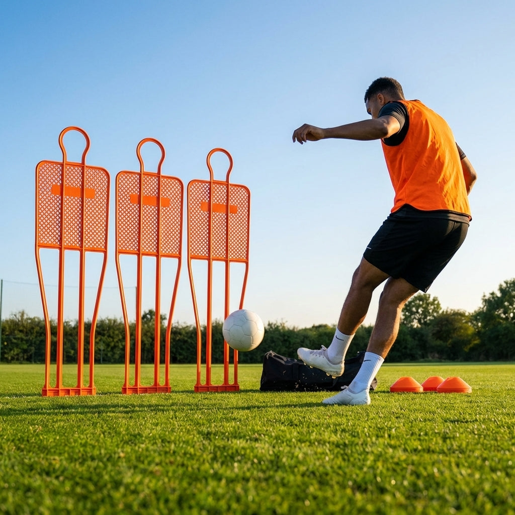 Football training mannequins made from shatterproof PVC, 6ft tall