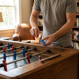 Table football spare parts, including legs and rods