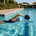 Swimming hand paddles with ergonomic design for swim training