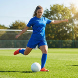 Women's Football Kit with Geometric Print Jersey