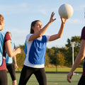 Reversible netball bibs in various colours and sizes for sports teams