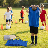 Football training bibs in quick-dry mesh