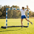 Portable handball goal for indoor and outdoor use