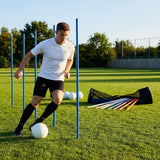 Slalom training poles in vibrant colours for agility training