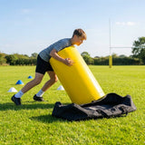 Yellow AFL tackle bag with 600GSM PVC for training