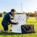 Double-sided coaching board with aluminium frame and accessories