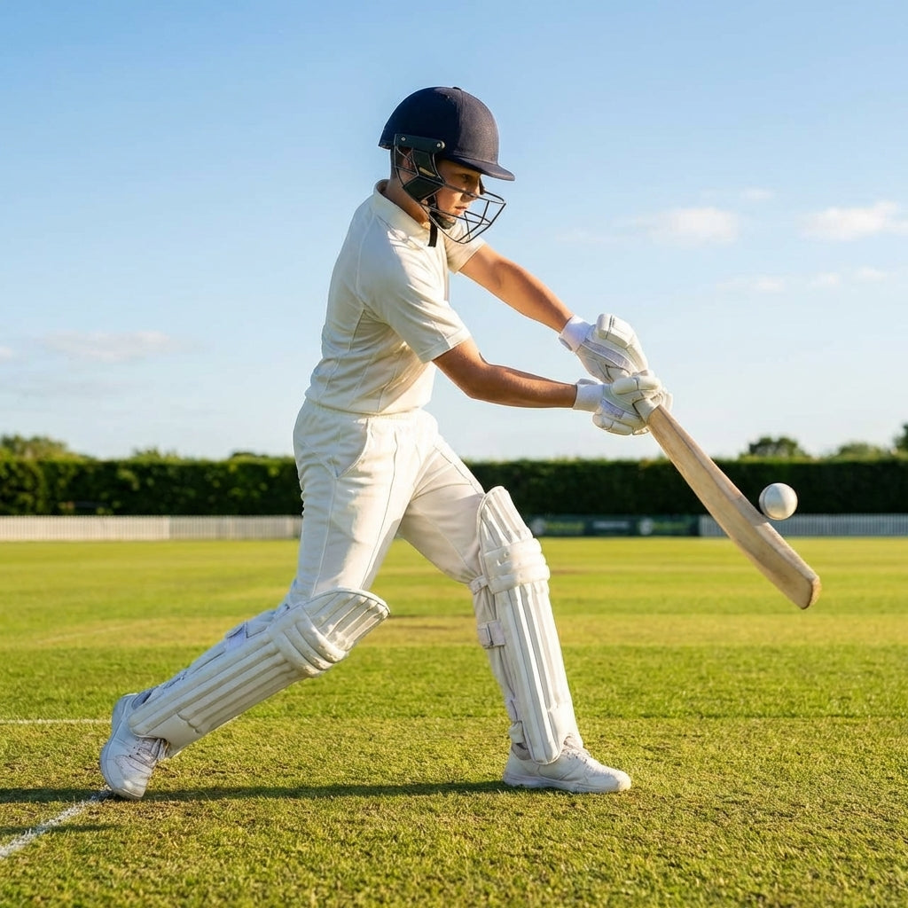Cricket batting pads made with cotton/cane for elite players