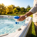 Chemical floater for hot tubs and pools, durable plastic