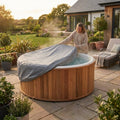 Hot Tub Thermal Cover in Grey with Double Insulation