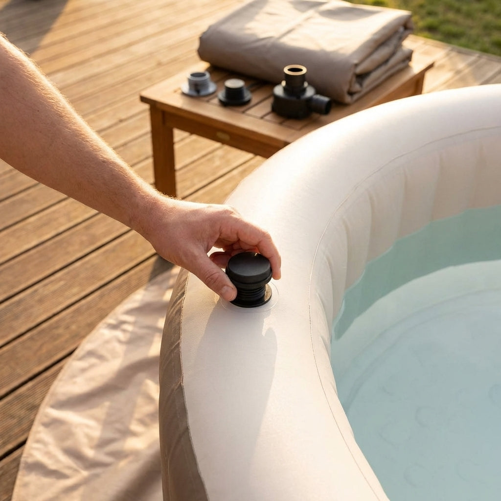 Hot tub spare parts for inflatable spa systems