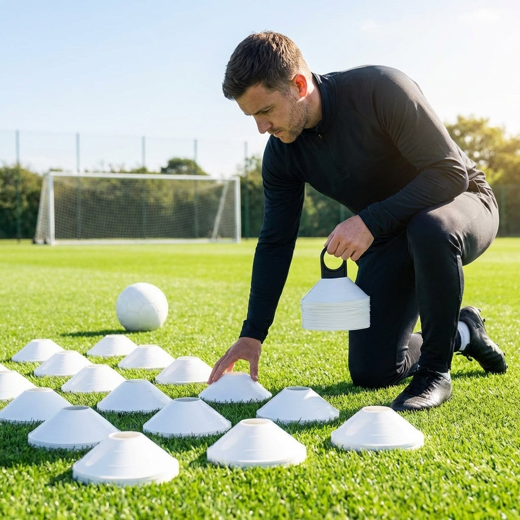Mini Training Marker Cones for sports training in multiple colours