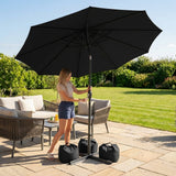 Cantilever garden parasol with 3m UV30+ canopy and steel frame