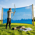 Custom-size archery netting in multiple colours for indoor and outdoor use