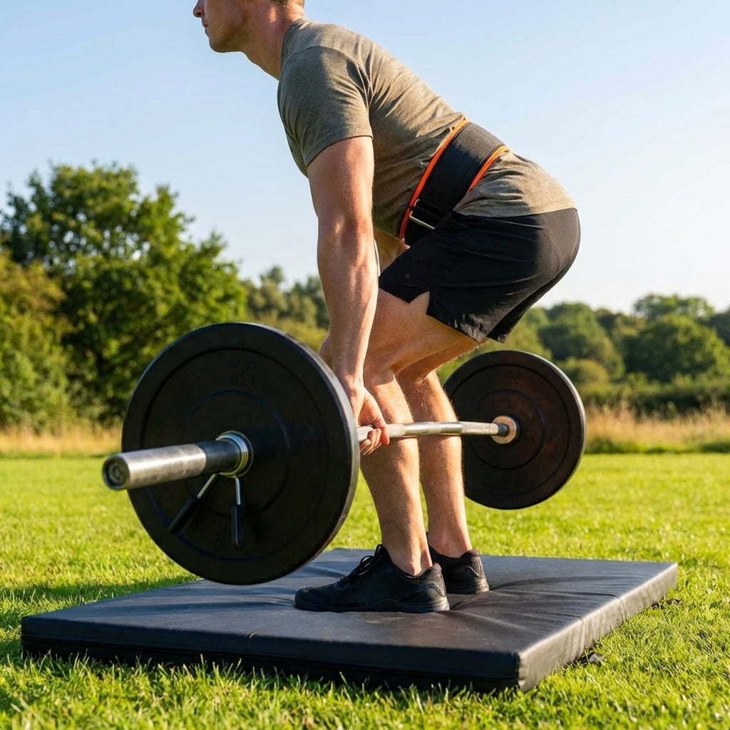 Gym Weightlifting Belt made of durable nylon for enhanced workouts