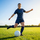 Women's Football Kit with Geometric Print Jersey