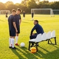 Aluminium sports bench with HDPE seats for indoor and outdoor use