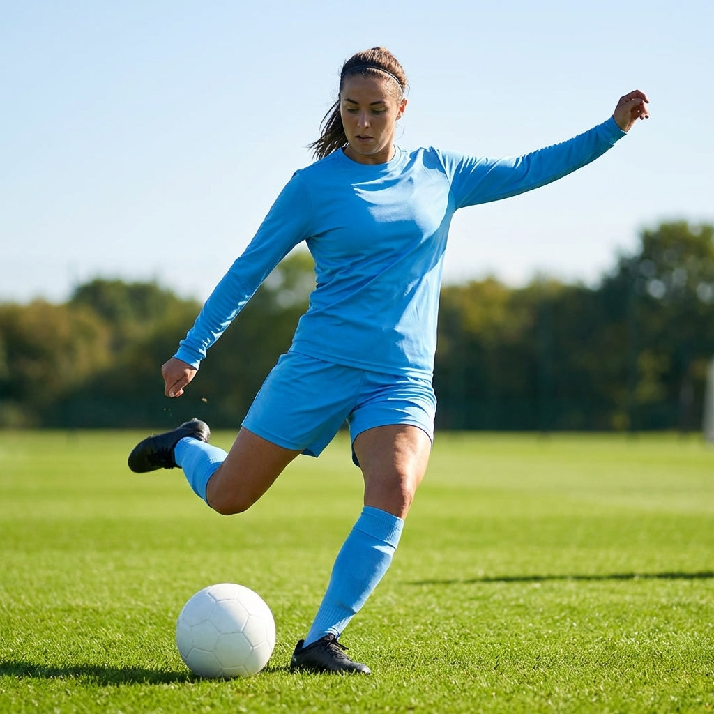 Women's Long Sleeve Football Shirt in multiple colours