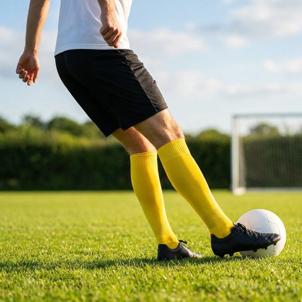 Knee-high football socks in multiple colours, ideal for sports use