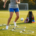 Agility Training Rings – Pack of 6 – Durable PP Plastic – Multi-Sport Use image 4