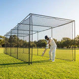 Cricket nets made from HDPE, available in various sizes for indoor and outdoor use