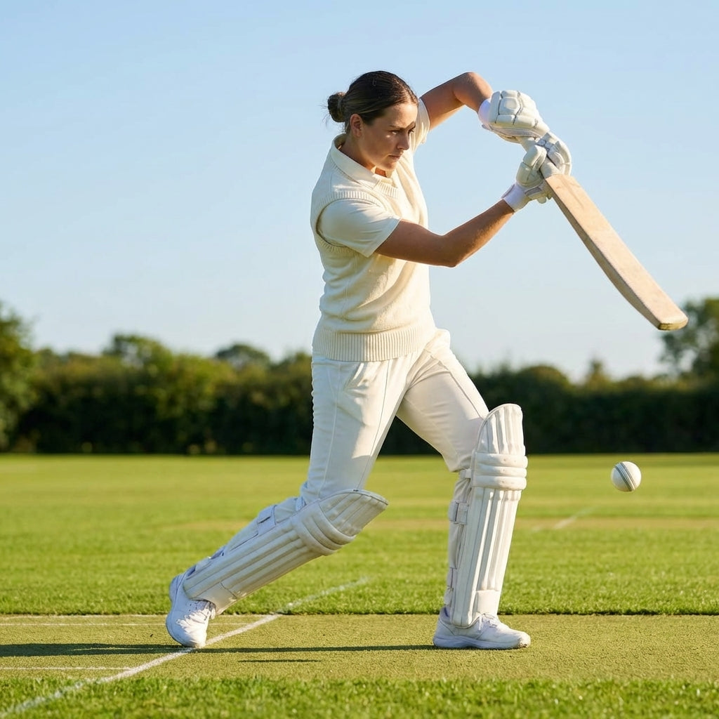 Women's Cricket Whites featuring 100% polyester for elite performance