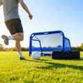Aluminium Folding Football Goal in various sizes and colours, ideal for training and matches