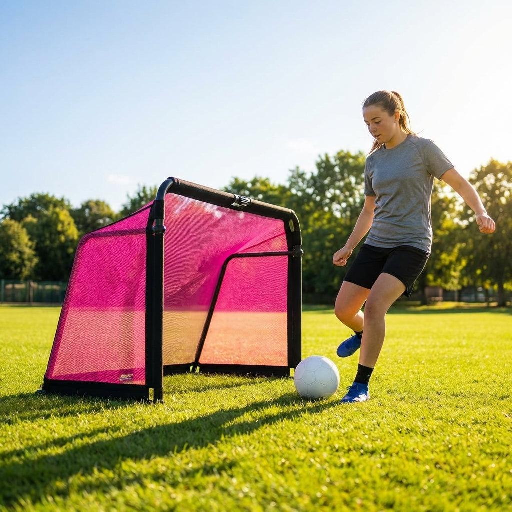 Football goal net in multiple sizes and colours for clubs and gardens