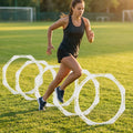 Agility Training Rings – Pack of 6 – Durable PP Plastic – Multi-Sport Use image 3