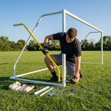 Football goal replacement stanchions available in multiple sizes