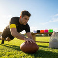 Rugby captains armband in various colours made from nylon elastic