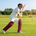 Colourful cricket batting pads in cotton and cane for short-form cricket