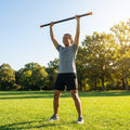 Aerobic weight bar with foam padding for home and gym use