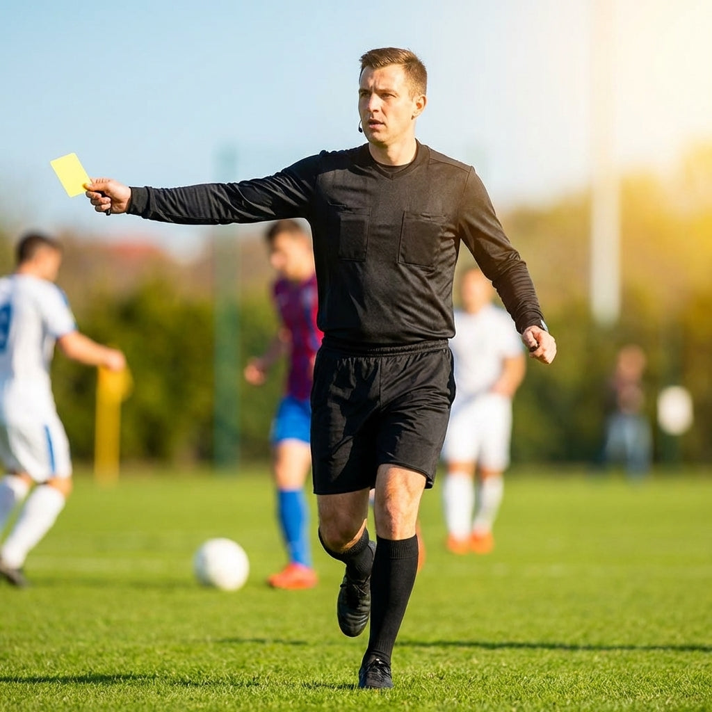 Football referee shirt with premium fabric for sports officials