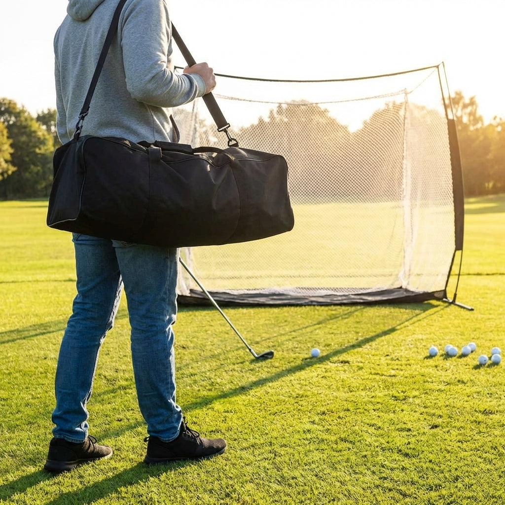 Replacement sports carry bag for goals, rebounders, and cages