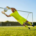 Men's Goalkeeper Kit in vibrant colours, including top, shorts, and socks.