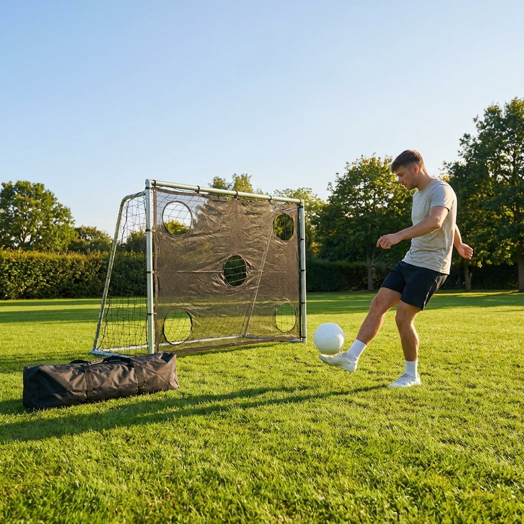 6ft x 4ft football goal post for garden use