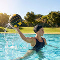 Weighted Water Polo Ball in premium rubber, available in sizes 4 & 5 for training