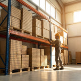 Rack Netting made from 2mm HDPP Twine for Warehouse Safety