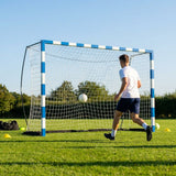 Replacement goal nets made from 5-ply knotless polyester in various sizes