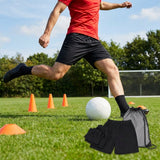 Men's football shorts made from lightweight polyester, ideal for matches