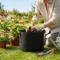 Fabric grow bags in various sizes for versatile gardening